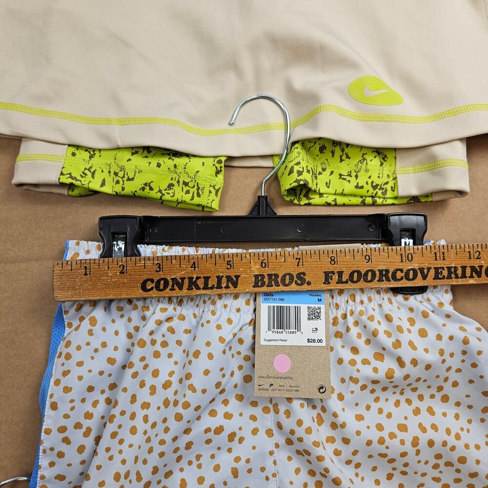 LOT OF 5 - NIKE GIRLS MEDIUM DRI-FIT ATHLETIC SHORTS SKORT NWT - Picture 8 of 10